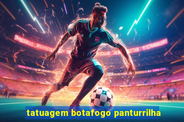 tatuagem botafogo panturrilha